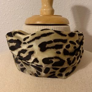 Eugenia Kim Silk Leopard Print Headband